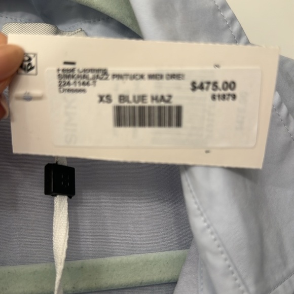 Jonathan Simkhai JAZZ DRESS Blue Haze XS, NWT - Picture 9 of 9